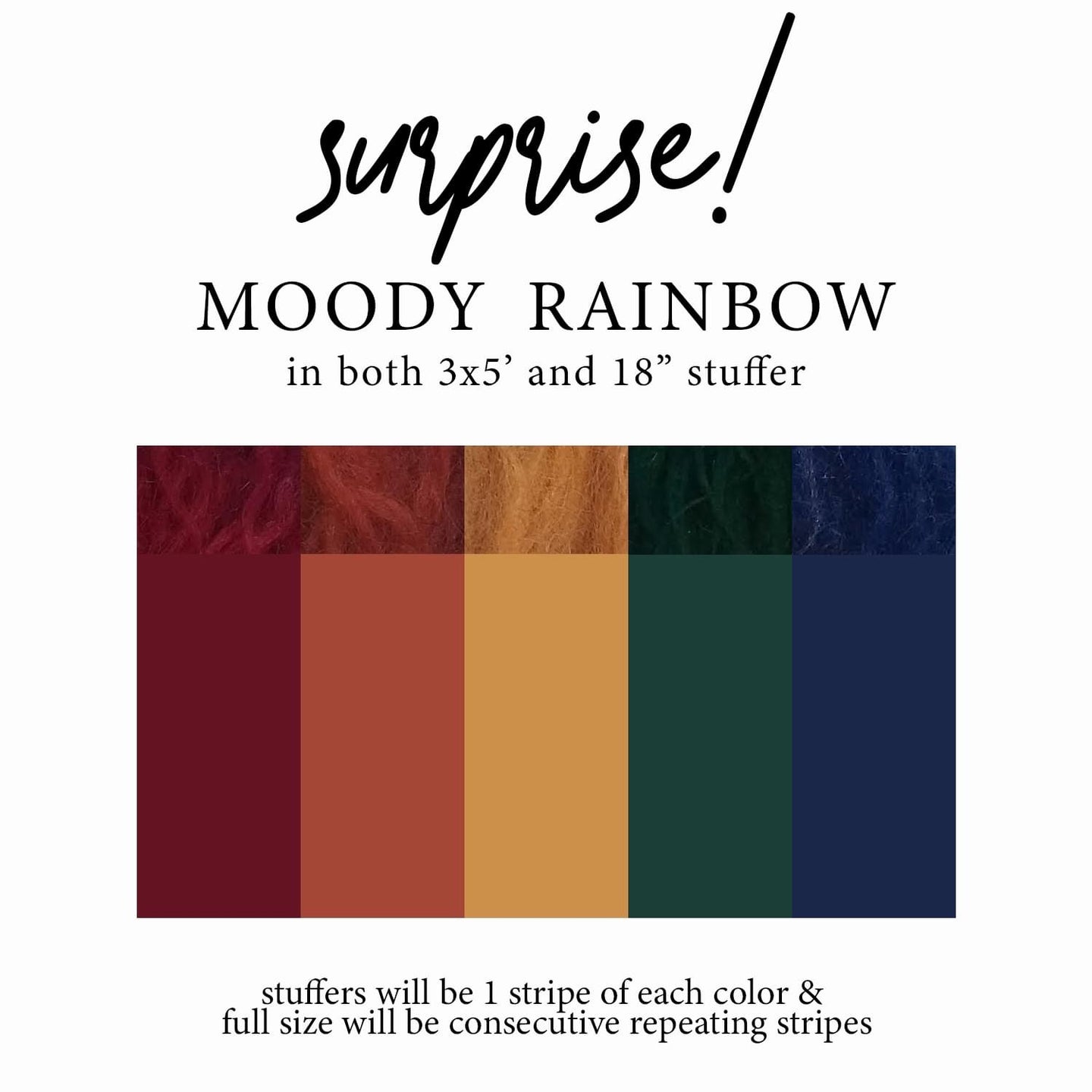 Moody Rainbow | Premium Greek Flokati